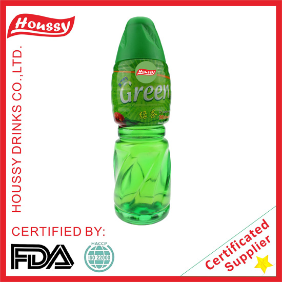 500ml round bottle peach green tea